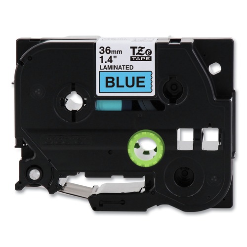 Tapes | Brother P-Touch TZE561CS 1.4 in. x 26.2 ft. TZe Standard Adhesive Laminated Labeling Tape - Black on Blue image number 0