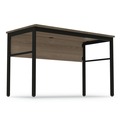 Office Desks & Workstations | Linea Italia LITUR600NW Urban Series 47.25 in. x 23.75 in. x 29.5 in. Desk Workstation - Natural Walnut image number 2