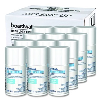 Boardwalk CP110BOARDWK 7 oz Metered Air Freshener Refill - Fresh Linen Scent (12/Carton)