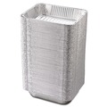  | Handi-Foil 32135 10.38 in. x 12.75 in. Half-Size Deep Aluminum Steam Table Pans (100/Carton) image number 2