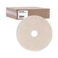 Cleaning & Janitorial Accessories | Boardwalk BWK4020NHE 20 in. Diameter Natural Hog Hair Burnishing Floor Pads - Tan (5/Carton) image number 0