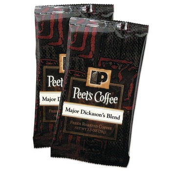 Peet's Coffee & Tea 504916 2.5 oz. Major Dickason's Blend Coffee Fraction Packs (18/Box)