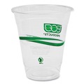  | Eco-Products EP-CC12-GS 12 oz. GreenStripe Renewable and Compostable Cold Cups - Clear (1000/Carton) image number 1