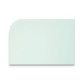 White Boards | MasterVision GL110101 60 in. x 48 in. Magnetic Glass Dry Erase Board - Opaque White image number 3