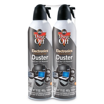  | Dust-Off DPSJMB2 17 oz. Can Disposable Compressed Air Duster (2/Pack)