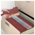 File Folders | Smead 14075 2/5-Cut Tab Pressboard Classification Folders with 6 SafeSHIELD Fasteners - Letter Size/Red (10/Box) image number 5