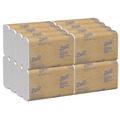Paper Towels and Napkins | Scott 37490 Essential 1-Ply 8 in. x 9.4 in. Multi-Fold Towels - White (16/Carton) image number 0