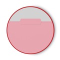 File Folders | Smead 10263 0.75 in. Expansion Interior File Folders - Pink/Letter Size (100/Box) image number 5
