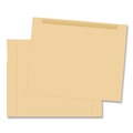 File Jackets & Sleeves | Quality Park QUA63972 Paper File Jackets Letter Size - Buff (100/Box) image number 1