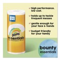 Paper Towels and Napkins | Bounty 80810311 Essentials Select-A-Size Kitchen Roll Paper Towels 2-Ply 108 Sheets/Roll 24 Rolls/Carton image number 3
