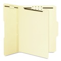 File Folders | Smead 68025 1 Fastener Letter Size Self-Adhesive Folder Dividers with Twin-Prong Fasteners for Top/End Tab Folders - Manila (25/Pack) image number 2