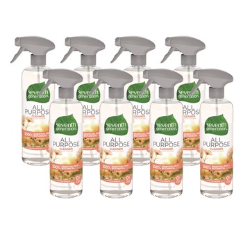 Seventh Generation 44714CT 23 oz. Trigger Spray Bottle Natural All-Purpose Cleaner - Morning Meadow (8/Carton)
