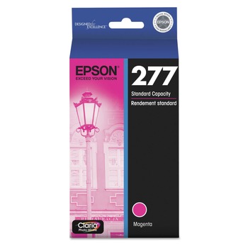 Epson T277320-S T277320-S Claria (277) 360 Page-Yield Ink Cartridge - Magenta