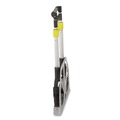 Cleaning Carts | Safco 4049NC 15.25 in. x 16 in. x 39 in. 110 lb Capacity Stow and Go Aluminum Cart image number 2