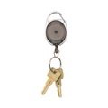Label & Badge Holders | Advantus 75553 30 in. Extension Carabiner-Style Retractable ID Card Reel - Smoke (6/Pack) image number 2