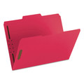 File Folders | Smead 12740 0.75 in. Expansion Top Tab Colored 2-Fastener Folders - Letter Size/Red Exterior (50/Box) image number 3