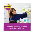 Back to School Sale | Post-it Notes Super Sticky 654-24SSMIA-CP 3 in. x 3 in. Pads in Supernova Neon Collection Colors (24 Pads/Pack) image number 8