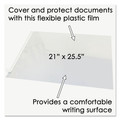 Desk Accessories & Office Organizers | Artistic SS2125 25.5 x 21 Second Sight Plastic Desk Protector with Hinged Protector - Clear image number 1