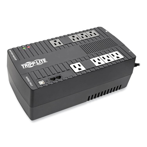 Surge Protectors | Tripp Lite AVR550U 8 Outlets 550 VA 420 J AVR Series Ultra-Compact Line-Interactive UPS USB image number 0