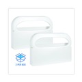 Paper & Dispensers | Boardwalk BWKKD100 16 in. x 3 in. x 11.5 in. Toilet Seat Cover Dispenser - White (2/Box) image number 6