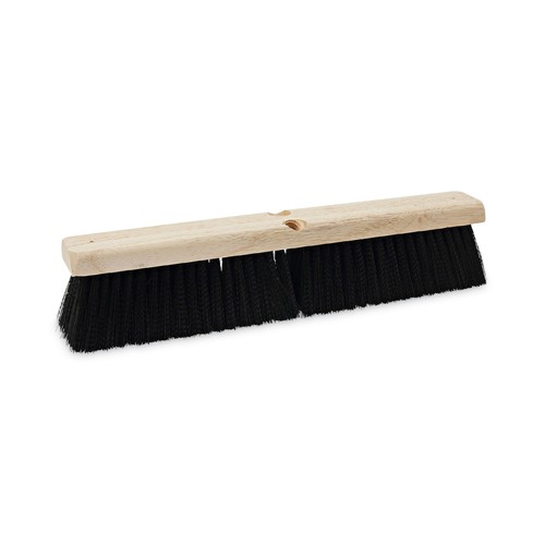 Labor Day Sale | Boardwalk BWK20618 3 in. Black Medium Weight Polypropylene Bristles 18 in. Brush Floor Brush Head image number 0