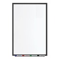 White Boards | Quartet 2544B Classic Series 48 in. x 36 in. Porcelain Magnetic Dry Erase Board - White Surface/Black Aluminum Frame image number 3