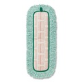  | Rubbermaid Commercial FGQ41800GR00 18 in. Microfiber Dust Pad with Fringe - Green (6/Carton) image number 1