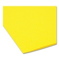 File Folders | Smead 10271 1/3-Cut Tabs Assorted Letter Size 0.75 in. Expansion Interior File Folders - Yellow (100/Box) image number 3
