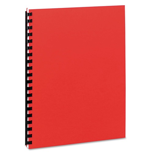 File Folders | Oxford 99667 11 x 8.5 Eight-Pocket Embossed Leather Grain Organizer - Assorted Colors/White Pockets image number 0