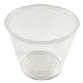 Food Trays, Containers, and Lids | Boardwalk BWKPRTN55TS 5.5 oz Plastic Souffle/Portion Cups - Translucent (2500/Carton) image number 1
