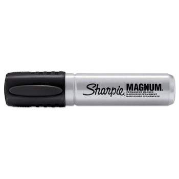 Sharpie 44001A Broad Chisel Tip Magnum Permanent Marker - Black