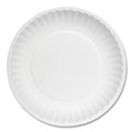 Bowls and Plates | AJM Packaging Corporation 40111 6 in. Diameter Paper Plates - White (100/Pack, 10 Packs/Carton) image number 0