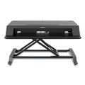 Office Desks & Workstations | Fellowes Mfg Co. 8215001 Lotus LT 34.38 in. x 28.38 in. x 7.62 in. Sit-Stand Workstation- Black image number 0