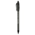 Pens | Paper Mate 6380187 0.8 mm ComfortMate Ultra Fine Retractable Ballpoint Pen - Black Ink/Black Barrel (1-Dozen) image number 1