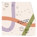 Notebooks & Pads | Five Star 820233F Simple Waves Organic Lines Notebook with Study App, 1-Subject, Med/College Rule, Assorted Cover Color (80) 11 x 8.5 Sheets image number 4