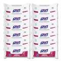 Cleaning & Disinfecting Wipes | PURELL 9371-12 7.4 in. x 9 in. 1-Ply Foodservice Surface Sanitizing Wipes - Fragrance-Free/White (12/Carton) image number 0