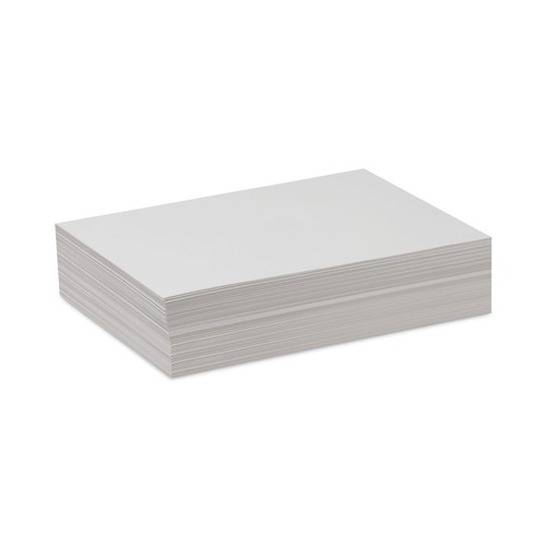 Art & Craft Paper | Pacon P4739 9 x 12 47 lb. Text Weight Drawing Paper - Pure White (1-Ream) image number 0