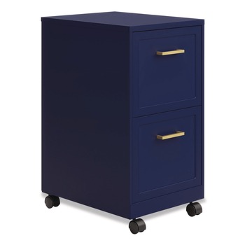 OFFICE FURNITURE AND LIGHTING | Alera 26415 Two-Drawer Mobile Vertical File 2 Letter-Size File Drawers 14.25 x 18 x 26.7 - Navy