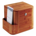 Office Filing Cabinets & Shelves | Safco 4237CY 10 x 8 x 14 Bamboo Suggestion Boxes - Cherry image number 1