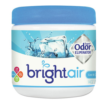  | BRIGHT Air 900090 14 oz. Jar Super Odor Eliminator - Cool and Clean, Blue
