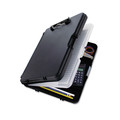 Clipboards | Saunders 00552 0.5 in. Clip Capacity WorkMate II Storage Clipboard, Holds 8.5 x 11 Sheets - Black/Charcoal image number 0