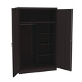 Office Filing Cabinets & Shelves | Tennsco J2478SUC-BLK 48 in. x 24 in. x 78 in. Jumbo Combination Steel Storage Cabinet - Black image number 1