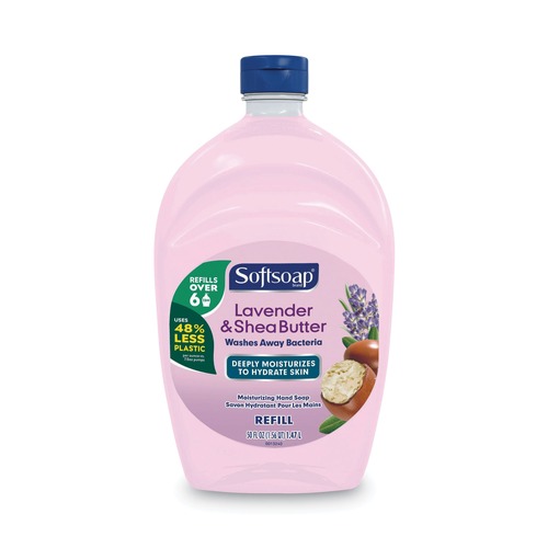 Hand Soaps | Softsoap US07151A 50 oz. Liquid Hand Soap Refill - Lavender and Shea Butter Scent image number 0