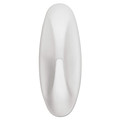 Wall Racks & Hooks | Command 17081-2VPES 1 lbs./3 lbs. Capacity Small/Medium Plastic General Purpose Designer Hooks - White (4/Pack) image number 1