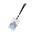 Label & Badge Holders | Advantus 75401 36 in. Long Metal Clip Fastener Deluxe Lanyards - Black (24/Box) image number 2