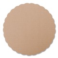 Food Trays, Containers, and Lids | SCT SCH 1615 Single Wall Construction Paper 10 in. Diameter Gold Cake Circles (200/Carton) image number 2