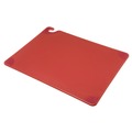 Food Service | San Jamar SAN CBG182412RD 24 in. x 18 in. x 0.5 in. Saf-T-Grip Plastic Cutting Board - Red image number 0