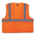 Safety & First Aid | Ergodyne 21043 GloWear 8210Z Class 2 Economy Mesh Vest Polyester Orange Small/Medium image number 3
