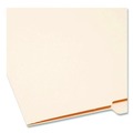 File Folders | Smead 24127 9 in. High Front 1/2-Cut Tabs Top Letter Size 0.75 in. Expansion Heavyweight End Tab Folders - Manila (100/Box) image number 2
