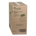Food Trays, Containers, and Lids | Pactiv Corp. YCN806000000 EarthChoice SmartLock 6 in. x 6 in. x 3.1 in. Microwaveable MFPP Hinged Lid Containers - White (400/Carton) image number 2